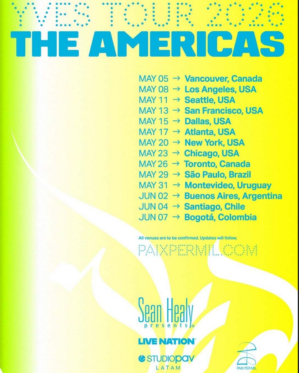 TOUR 2026 The Americas in Dallas, TX
